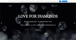 Desktop Screenshot of lovefordiamonds.com