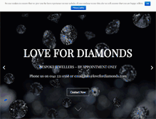 Tablet Screenshot of lovefordiamonds.com